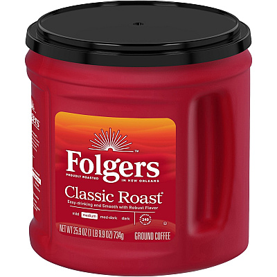 Folgers Ground Classic Roast Coffee (FOL30407CT)