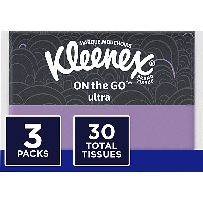 Kleenex On-the-Go Slim Wallet Pack - 30 Facial Tissue-Count (KCC35533)