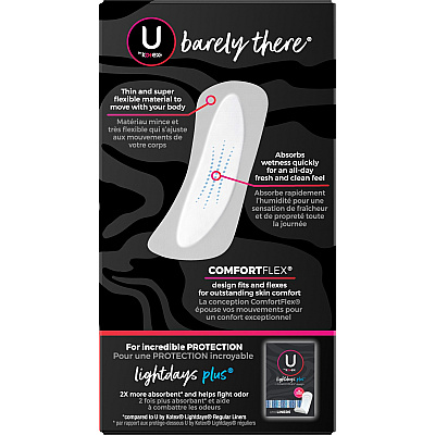 U by Kotex Barely There Panty Liner (KCC42489)