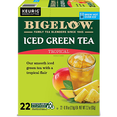 Bigelow Tropical Iced Green Tea K-Cup (GMT2870)