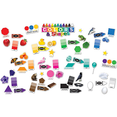 Ashley Colors & Shapes Bulletin Board Set (ASH96012)