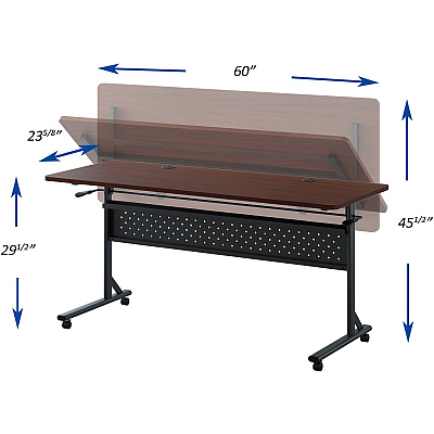Lorell Shift 2.0 Flip and Nesting Mobile Table (LLR60760)