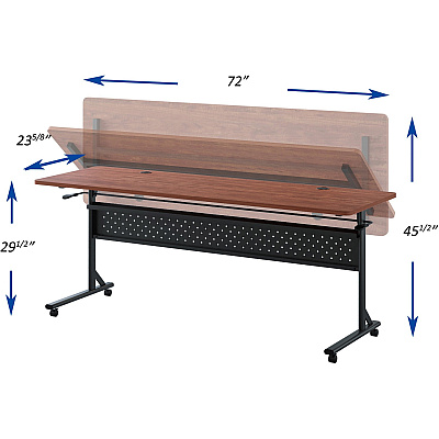 Lorell Shift 2.0 Flip and Nesting Mobile Table (LLR60763)