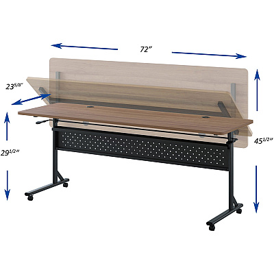 Lorell Shift 2.0 Flip and Nesting Mobile Table (LLR60765)