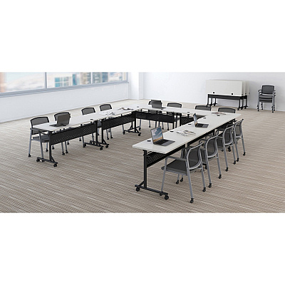 Lorell Shift 2.0 Flip and Nesting Mobile Table (LLR60766)