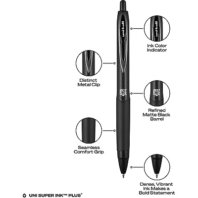 uniball 207 Plus+ Gel Pen (UBC70455)