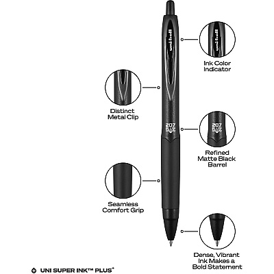 uniball 207 Plus+ Gel Pen (UBC70458)
