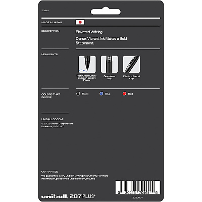 uniball 207 Plus+ Gel Pen (UBC70461)