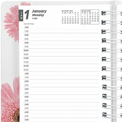 Brownline Essential Daily/Monthly Planner Book (REDCB634G05)
