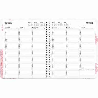 Brownline Essential Weekly Planner/Appointment Book (REDCB950G05)