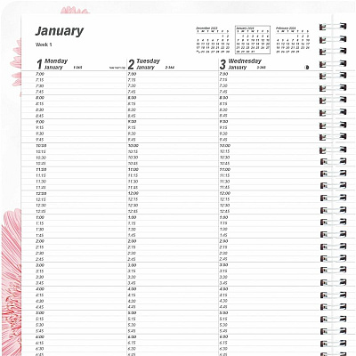 Brownline Essential Weekly Planner/Appointment Book (REDCB950G05)