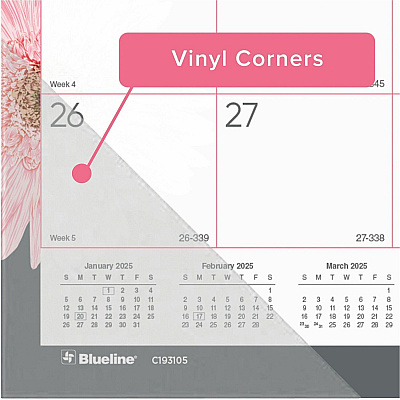 Brownline Monthly Floral Desk Pad (REDC193105)