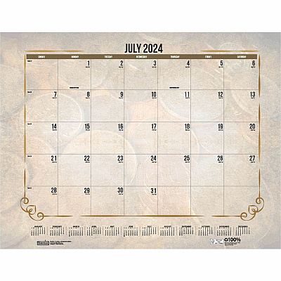 House of Doolittle Vintage Monthly Desk Pad Calendar (HOD157)
