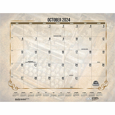 House of Doolittle Vintage Monthly Desk Pad Calendar (HOD157)