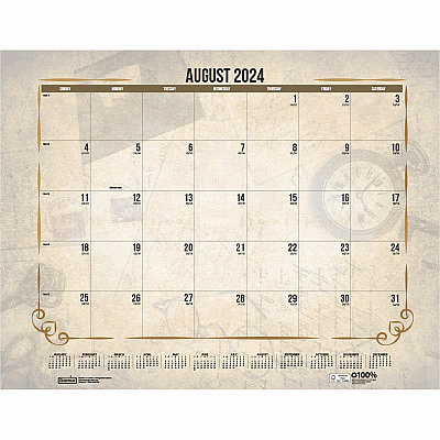 House of Doolittle Vintage Monthly Desk Pad Calendar (HOD157)