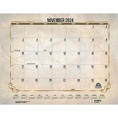 House of Doolittle Vintage Monthly Desk Pad Calendar (HOD157)