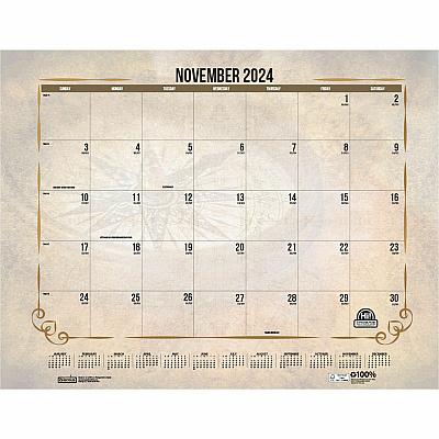 House of Doolittle Vintage Monthly Desk Pad Calendar (HOD157)