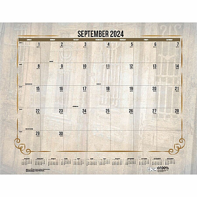 House of Doolittle Vintage Monthly Desk Pad Calendar (HOD157)