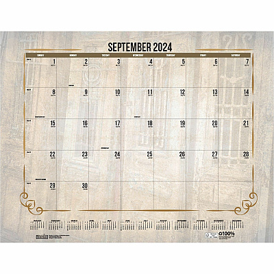 House of Doolittle Vintage Monthly Desk Pad Calendar (HOD157)