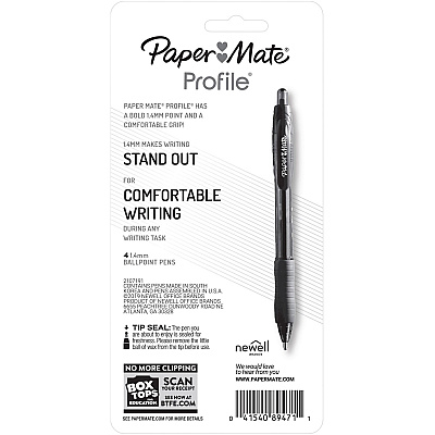 Paper Mate Profile Retractable Gel Pens (PAP2097013)
