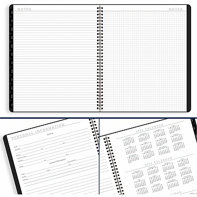At-A-Glance Contemporary Lite Monthly Planner, Black, Large, 9" x 11" (7026XL05)