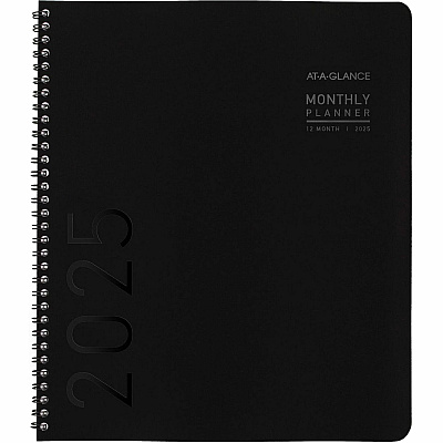 At-A-Glance Contemporary Lite Monthly Planner, Black, Large, 9" x 11" (7026XL05)