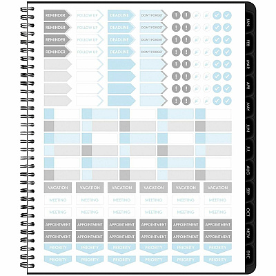 At-A-Glance Contemporary Lite Monthly Planner, Black, Large, 9" x 11" (7026XL05)