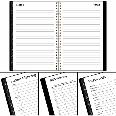 Mead Thicket Monthly Desk Pad Calendar, Compact, 17 3/4" x 11" (CRW42005)