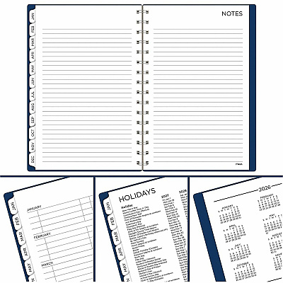 Cambridge 2026-2027 BIG PLANS Weekly Monthly Planner, Navy, Small, 5 1/2" x 8 1/2" (CRW43020)