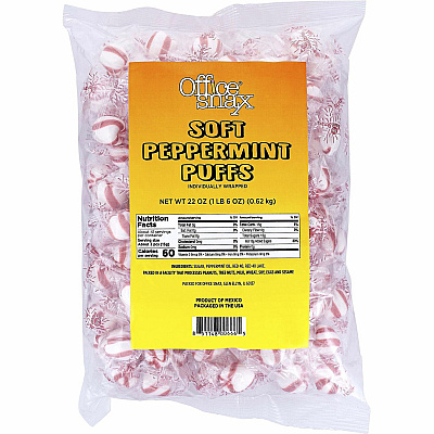 Office Snax Peppermint Puff Candy (OFX00666)