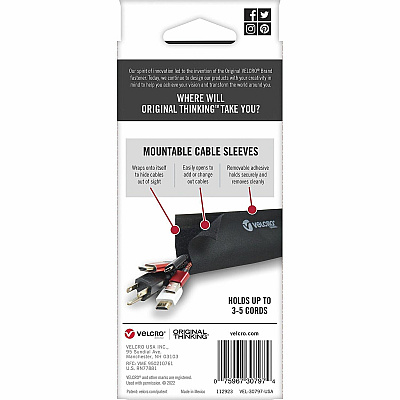 Velcro Mountable Cable Sleeves (VEK30797)