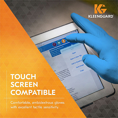 Kleenguard G10 Blue Nitrile Gloves (KCC54423CT)