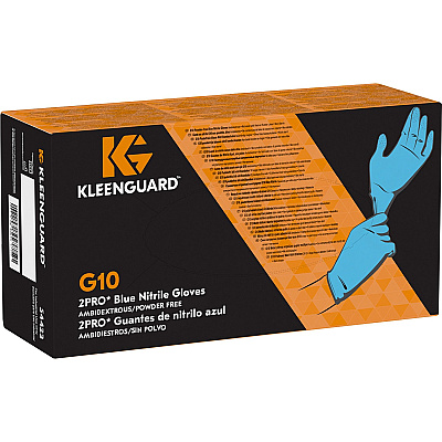 Kleenguard G10 Blue Nitrile Gloves (KCC54423CT)