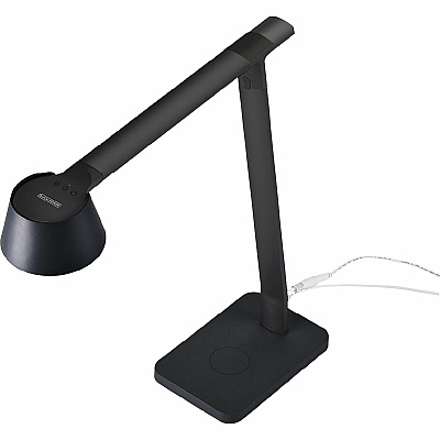 Bostitch Verve Adjustable LED Desk Lamp (BOS2200QISMBK)