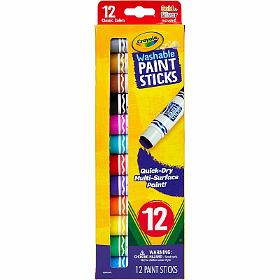 Crayola Project Quick-Dry Paint Sticks (CYO546211)