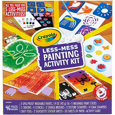 Crayola Less Mess Paint Set (CYO046941)