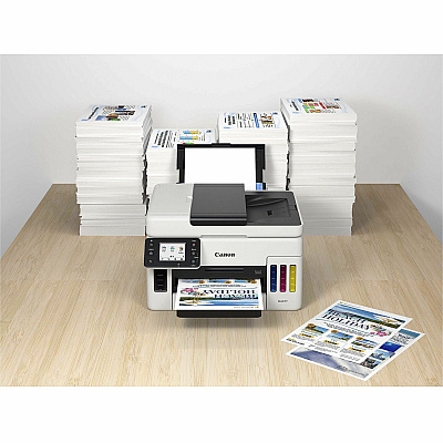 Canon MAXIFY GX6021 Wireless Inkjet Multifunction Printer - Color - White