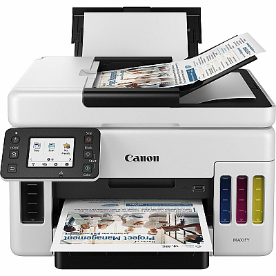 Canon MAXIFY GX6021 Wireless Inkjet Multifunction Printer - Color - White