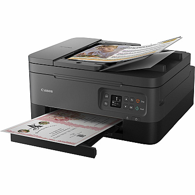 Canon TR7020A Wireless Inkjet Multifunction Printer - Color - Black