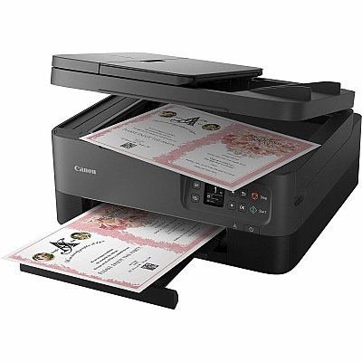 Canon TR7020A Wireless Inkjet Multifunction Printer - Color - Black