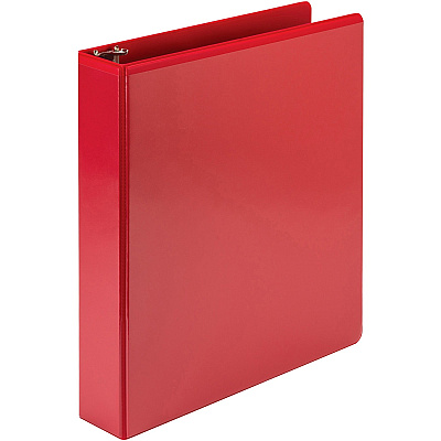 Samsill Durable 1.5 Inch Binder, Made in the USA, D Ring Customizable Clear View Binder, Basic Assortment, 4 Pack, Each Holds 350 Page (SAMMP46458)