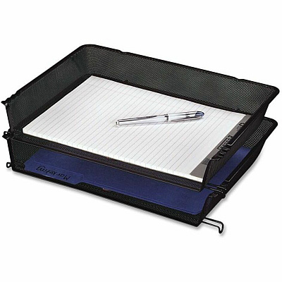 Rolodex Mesh Side-Load Stacking Letter Tray (ROL62555)