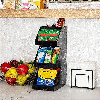 Mind Reader 3-Tier Countertop Organizer (3TCORGBLK)