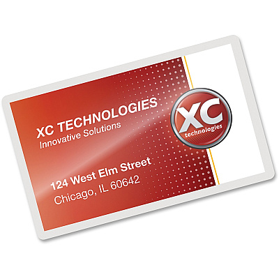 Fellowes Business Card Glossy Laminating Pouches (FEL52031)