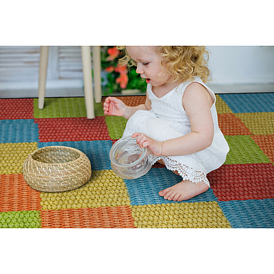 Flagship Carpets Basketweave Blocks Class Rug (FA100958FS)
