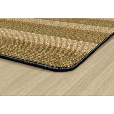 Flagship Carpets Basketweave Stripes Classroom Rug (FA100832FS)