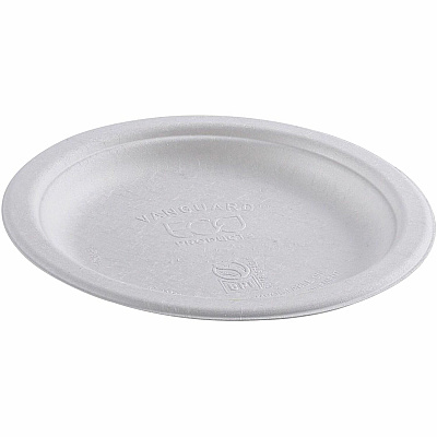 Eco-Products Vanguard 6" Sugarcane Plates (ECOEPP016NFA)