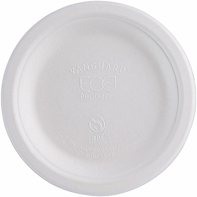 Eco-Products Vanguard 6" Sugarcane Plates (ECOEPP016NFA)