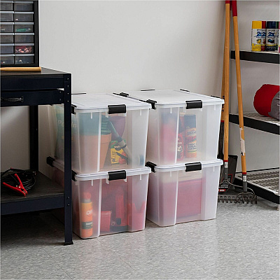 IRIS WeatherTight Heavy-duty Storage Tote (110586)