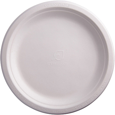 Eco-Products Vanguard 9" Sugarcane Plates (ECOEPP013NFA)